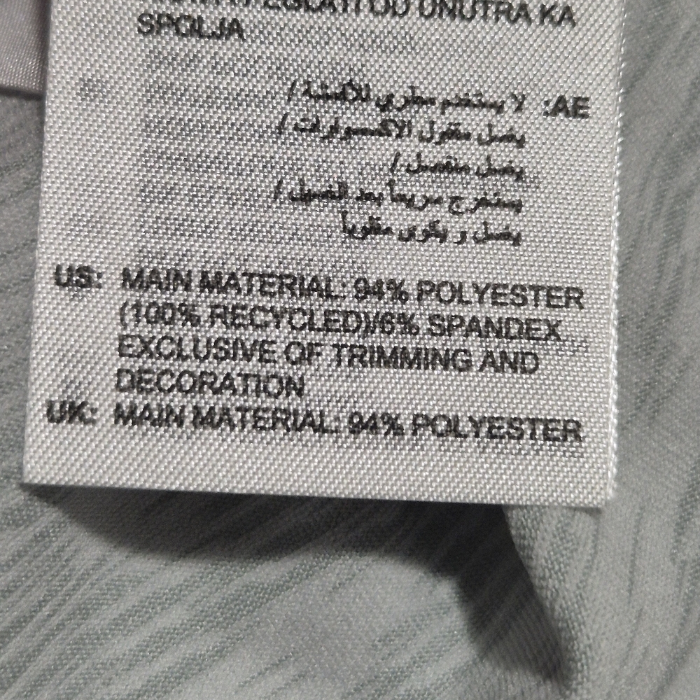 NWT ADIDAS Women's Gray Sleeveless Jacquard  Polo-ultimate Top...Size:M - Picture 11 of 11